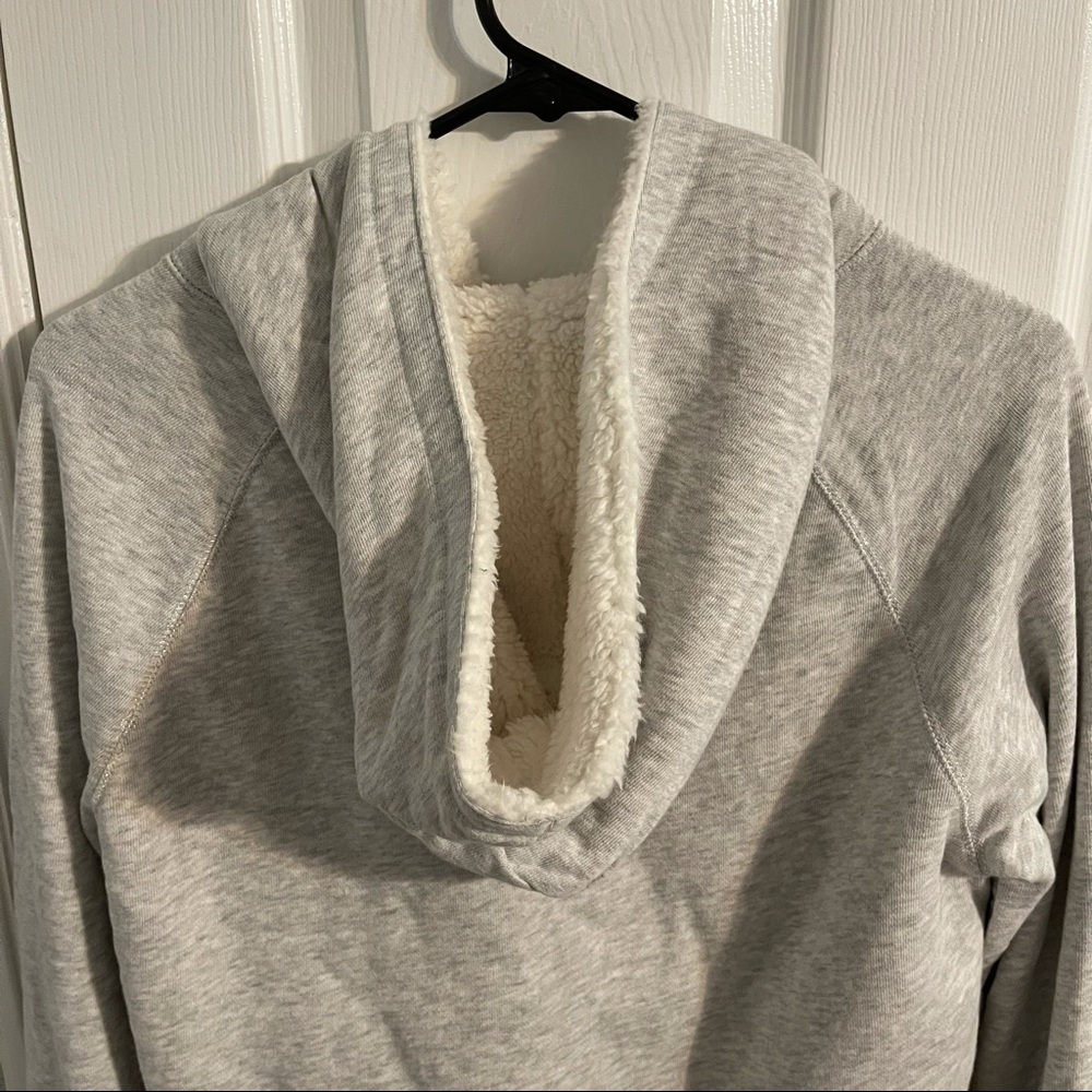 Gap Sherpa Lined Jacket, Gray, Size S - Picture 5 of 5